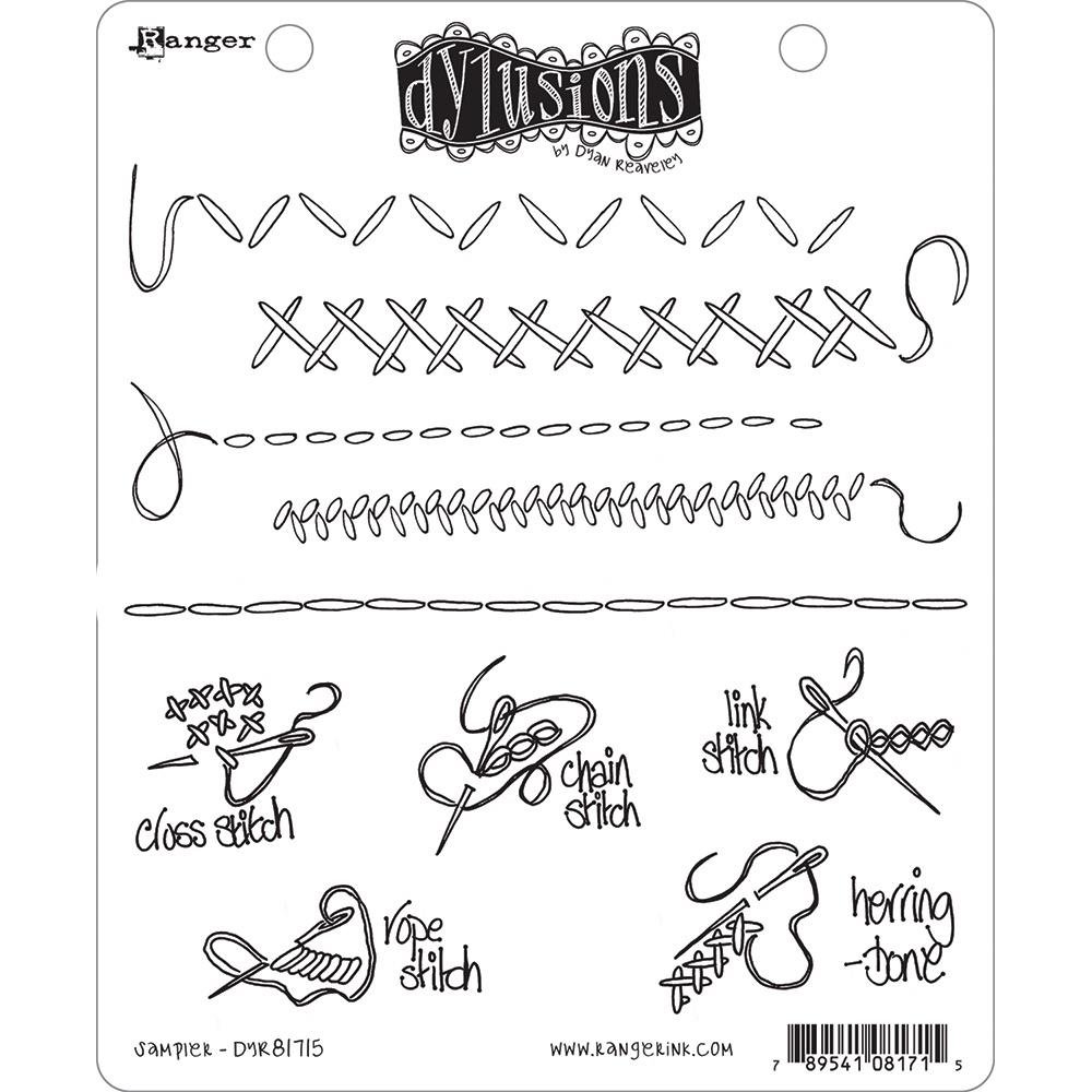 Dylusions Cling Stamps Sampler