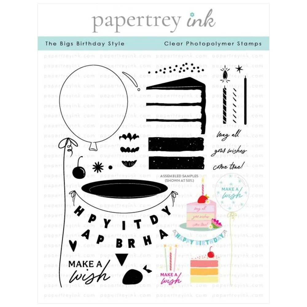 Papertrey Ink The Bigs Birthday Style Stamp Set
