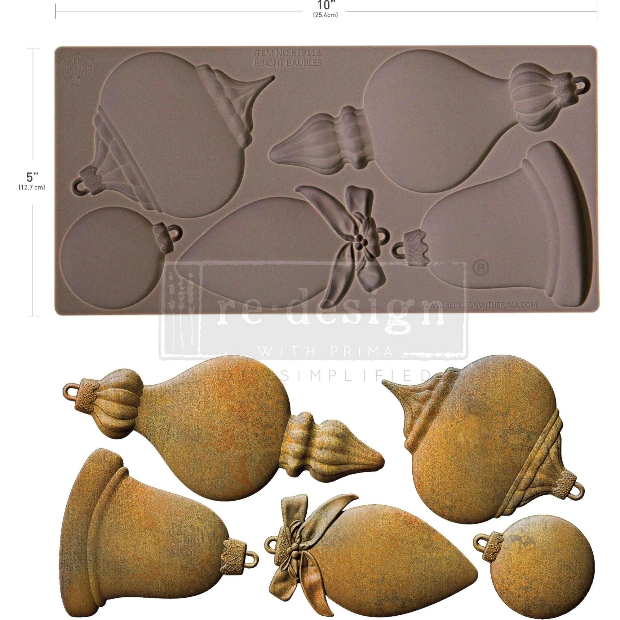 Redesign With Prima Decor Mould Bright Baubles