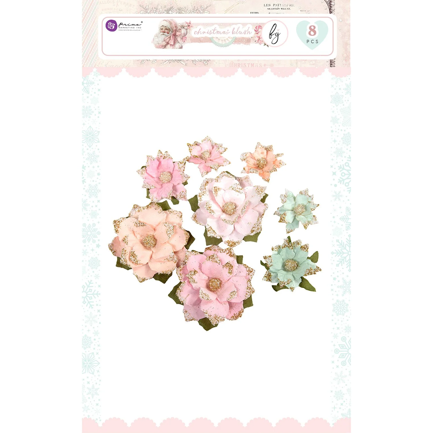 Prima Christmas Blush by Frank Garcia® Flowers Warm & Cozy