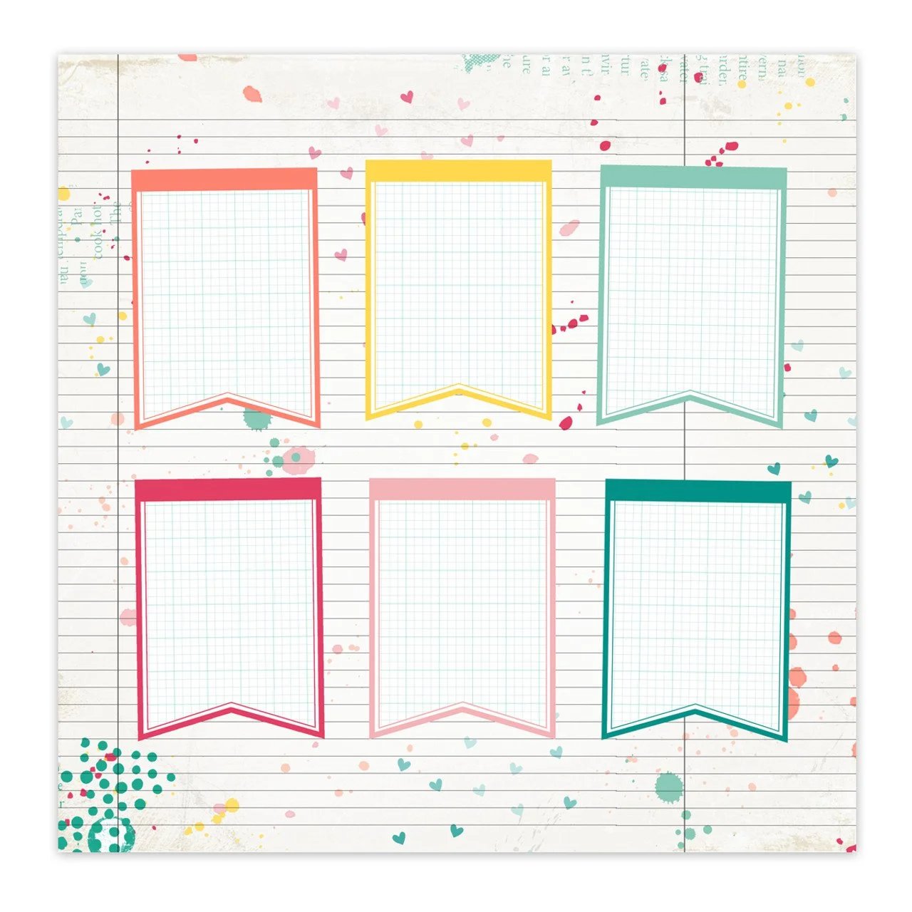 Pretty Little Studio Love Is Kind 12" x 12" Single Sided Paper Childhood Besties