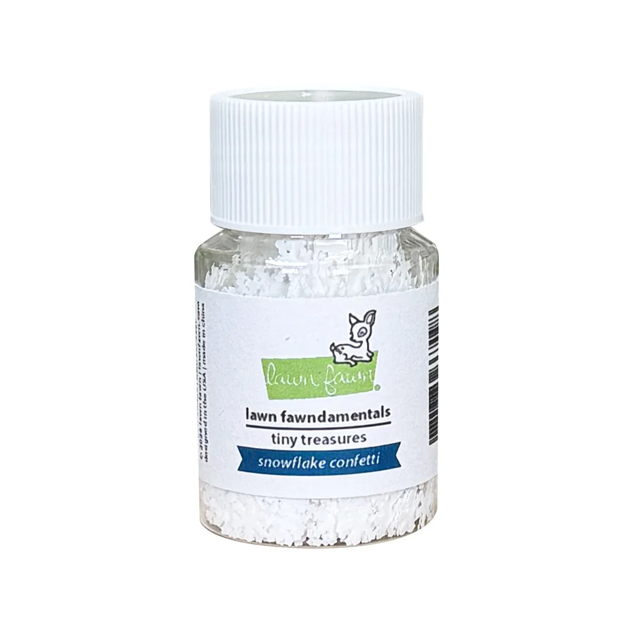 Lawn Fawn snowflake confetti