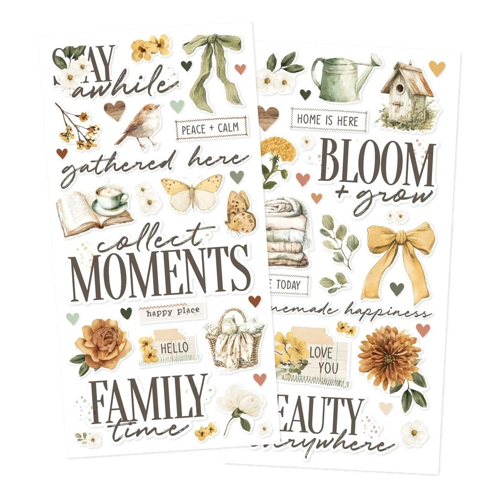 *Pre-Order* Simple Stories Cottage Charm Foam Stickers