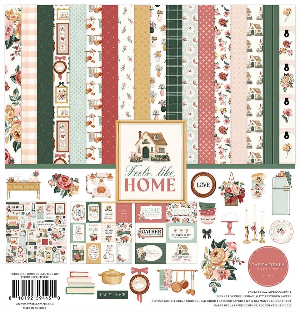 *Pre-Order* Carta Bella Feels Like Home 12" x 12" Collection Kit