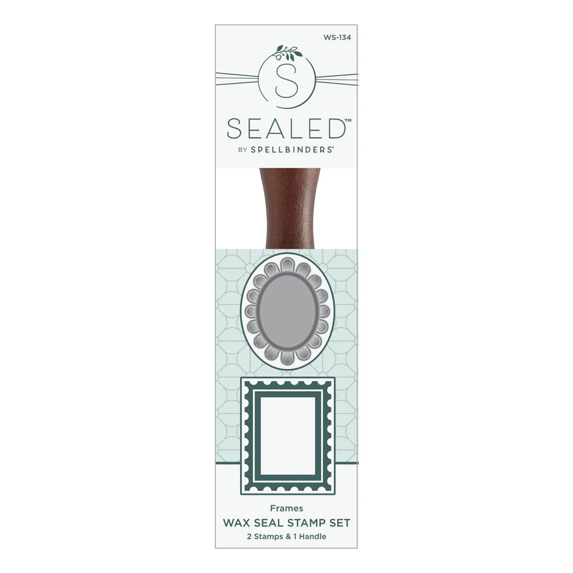 Spellbinders 2 Pack Frames Wax Seal Stamps