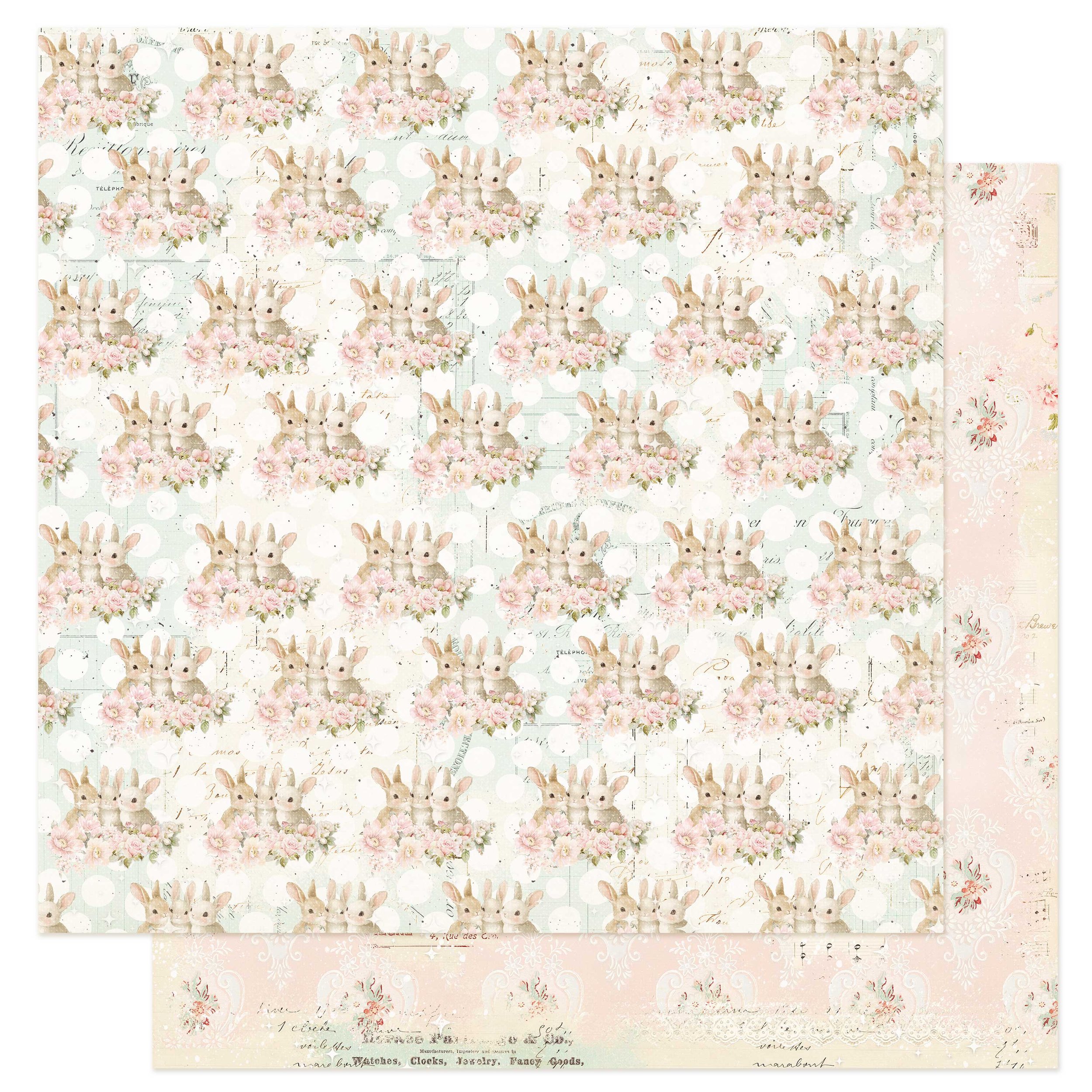 Prima Sweet Spring by Frank Garcia® 12x12 Sheet Bunny Hugs