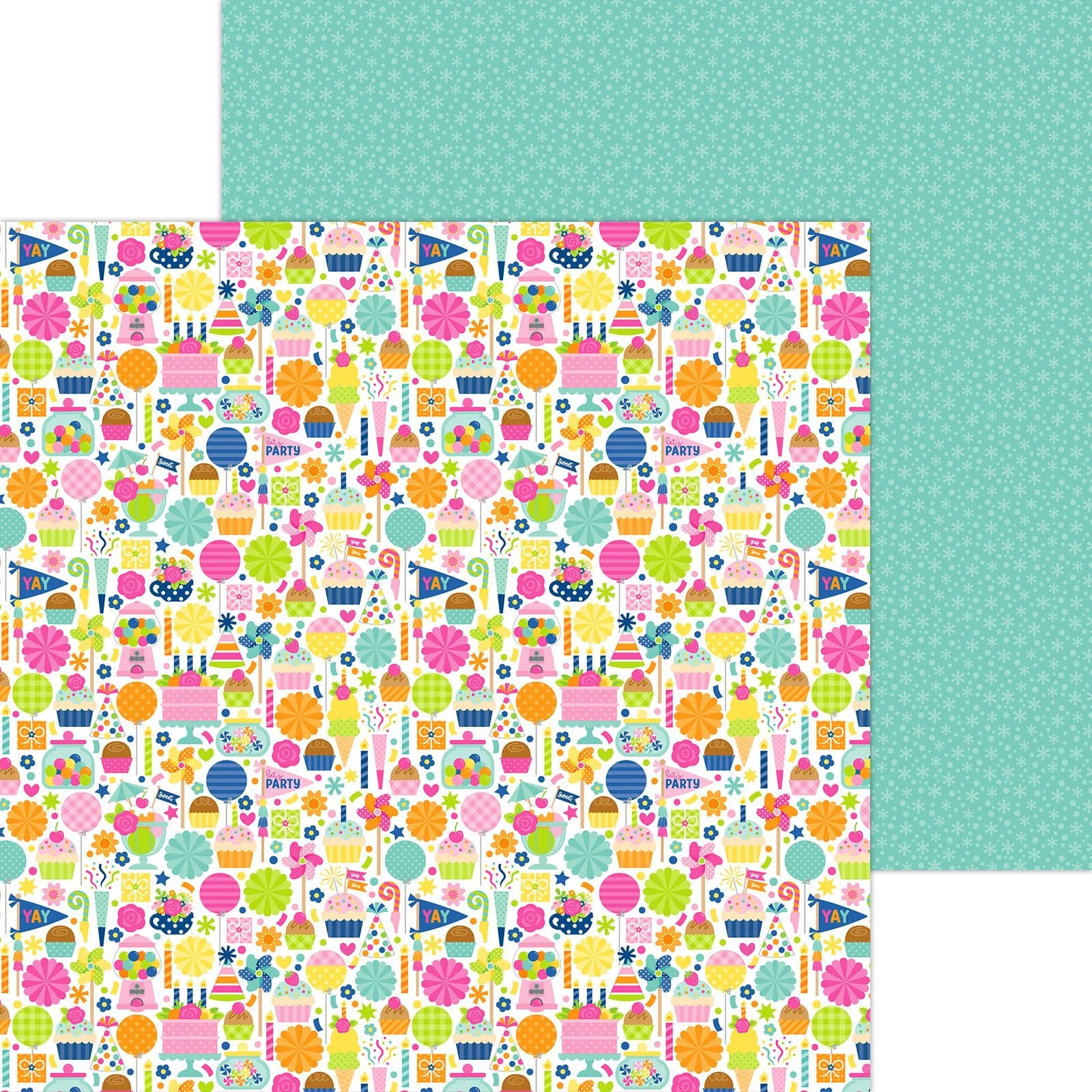 *Pre-Order* Doodlebug Cupcakes & Candles 12" x 12" Paper Cupcakes & Candles