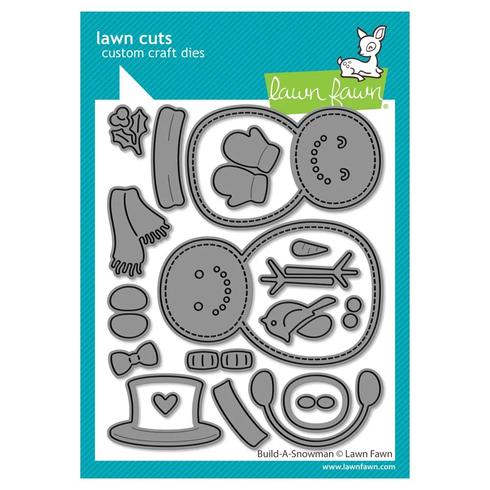 Lawn Fawn Dies Build A Snowman