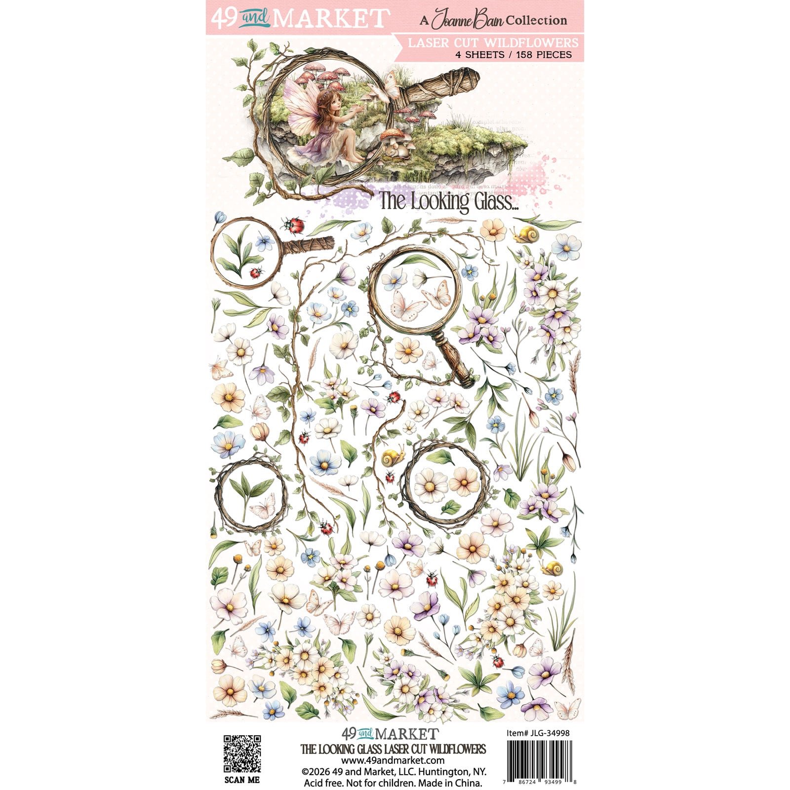*Pre-Order* 49 & Market The Looking Glass Wildflower Laser Cut