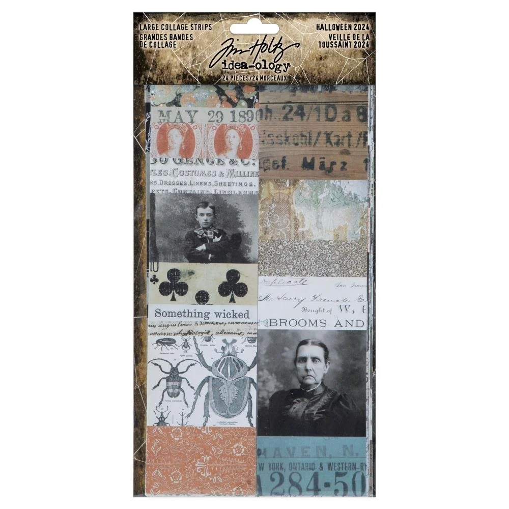 Tim Holtz Idea-ology Halloween Collage Strips Large
