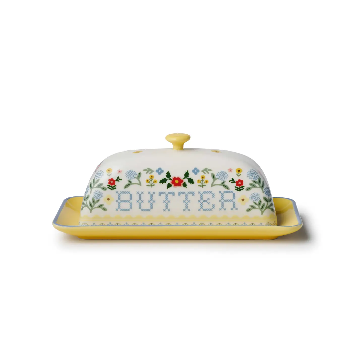 Rifle Paper Co. Home Sweet Home Porcelain Butter Dish