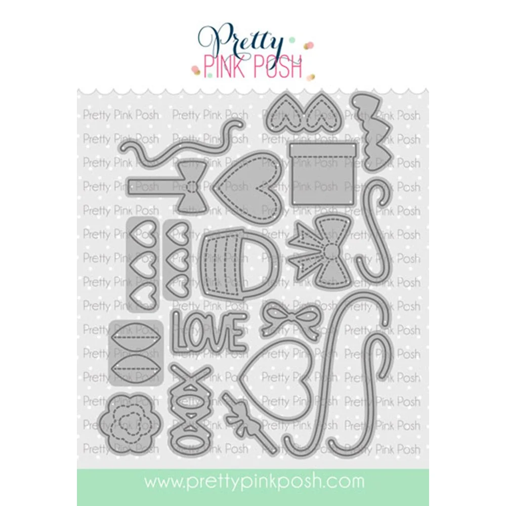 Pretty Pink Posh Valentine Holder Additions