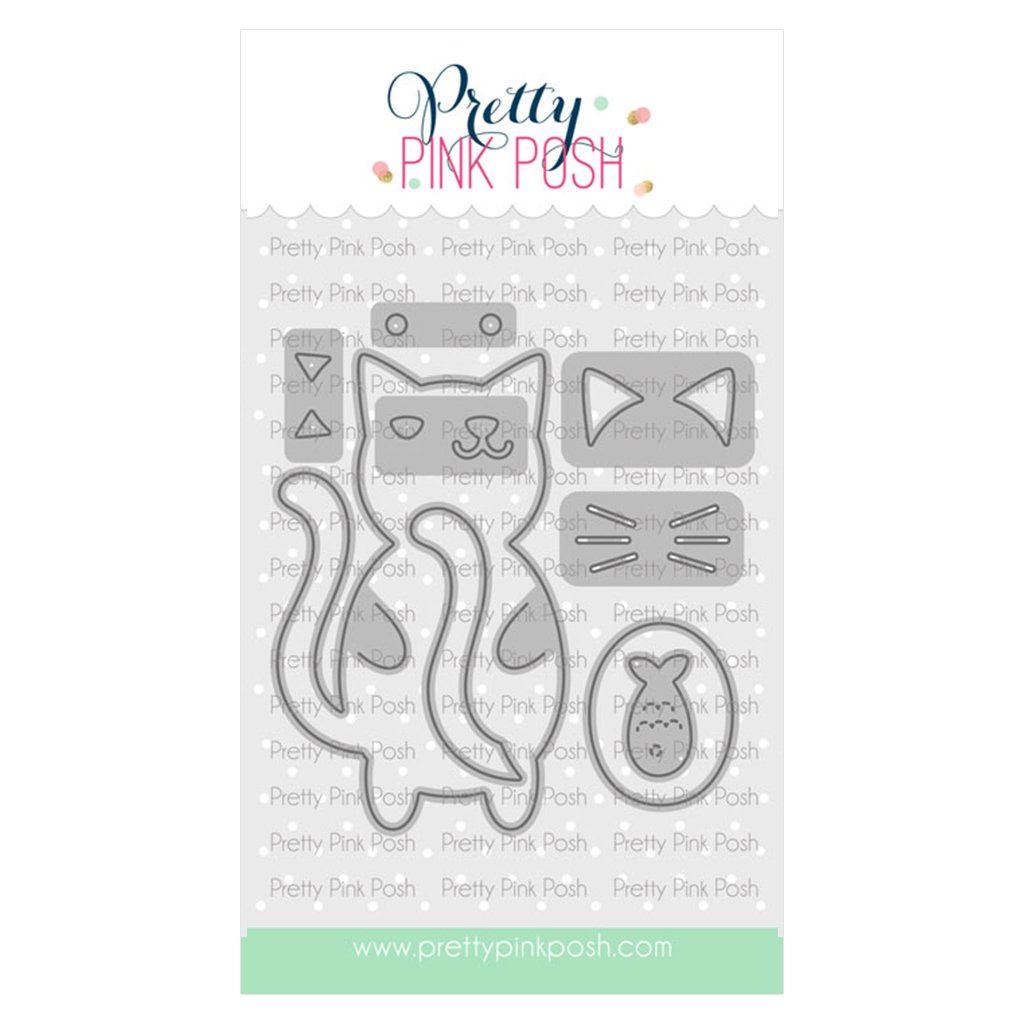 Pretty Pink Posh Cat Holder Die Set