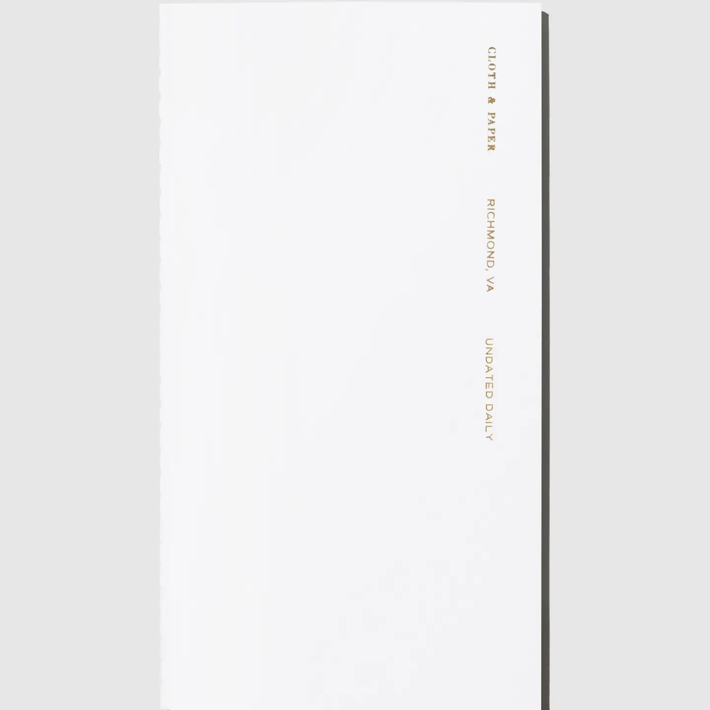 Cloth & Paper Travel Notebook | Pocket Plus Undated Daily