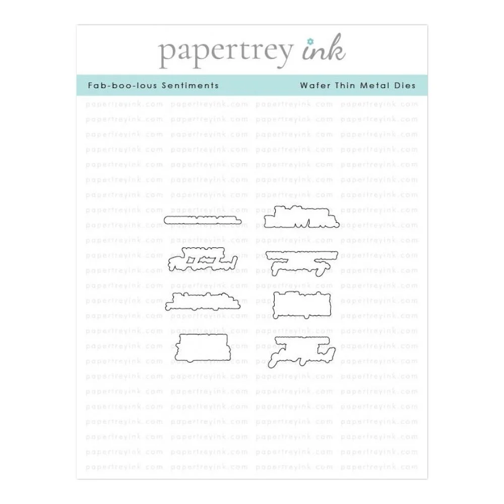 Papertrey Ink Fab-boo-lous Sentiments Die