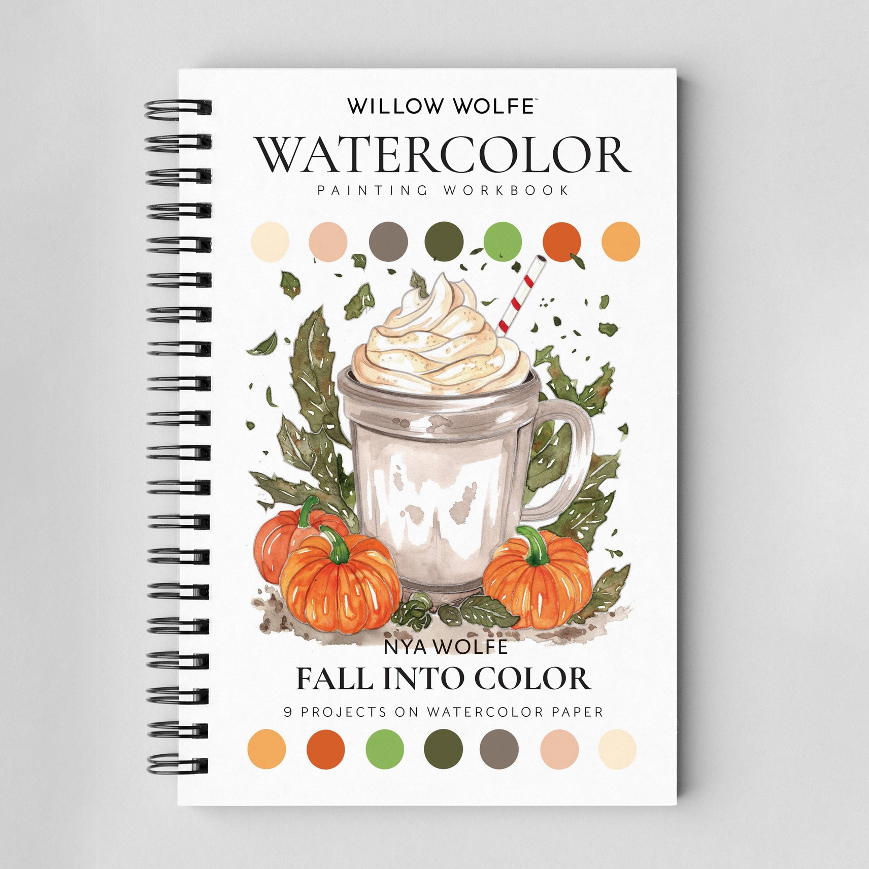Fall Into Color Watercolor Workbook By Nya Wolfe