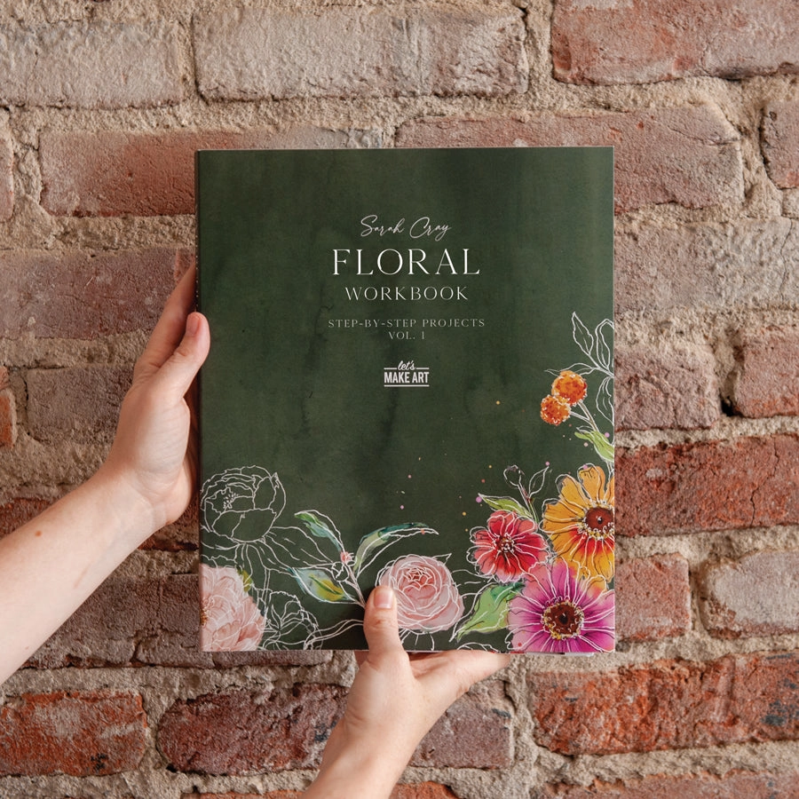 Floral Watercolor Workbook By Sarah Cray
