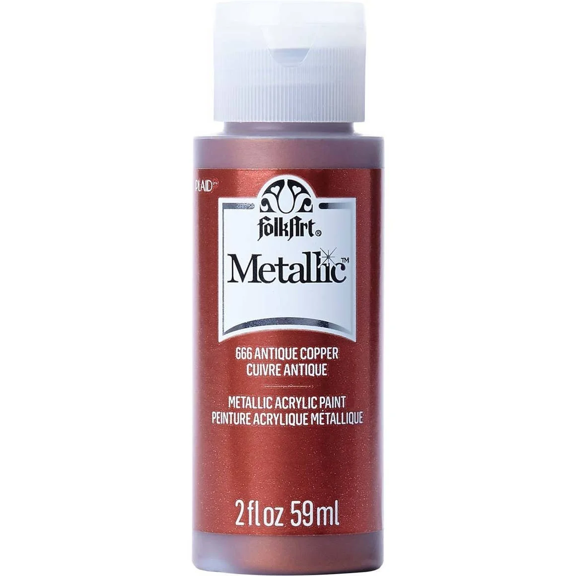 Folk Art Metallics Acrylic Paint Antique Copper
