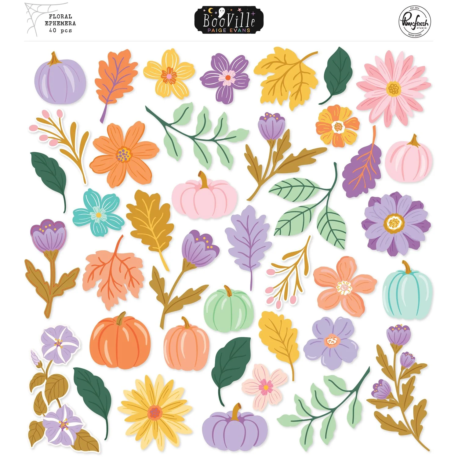 Pinkfresh Studio Paige Evans Booville Floral Ephemera