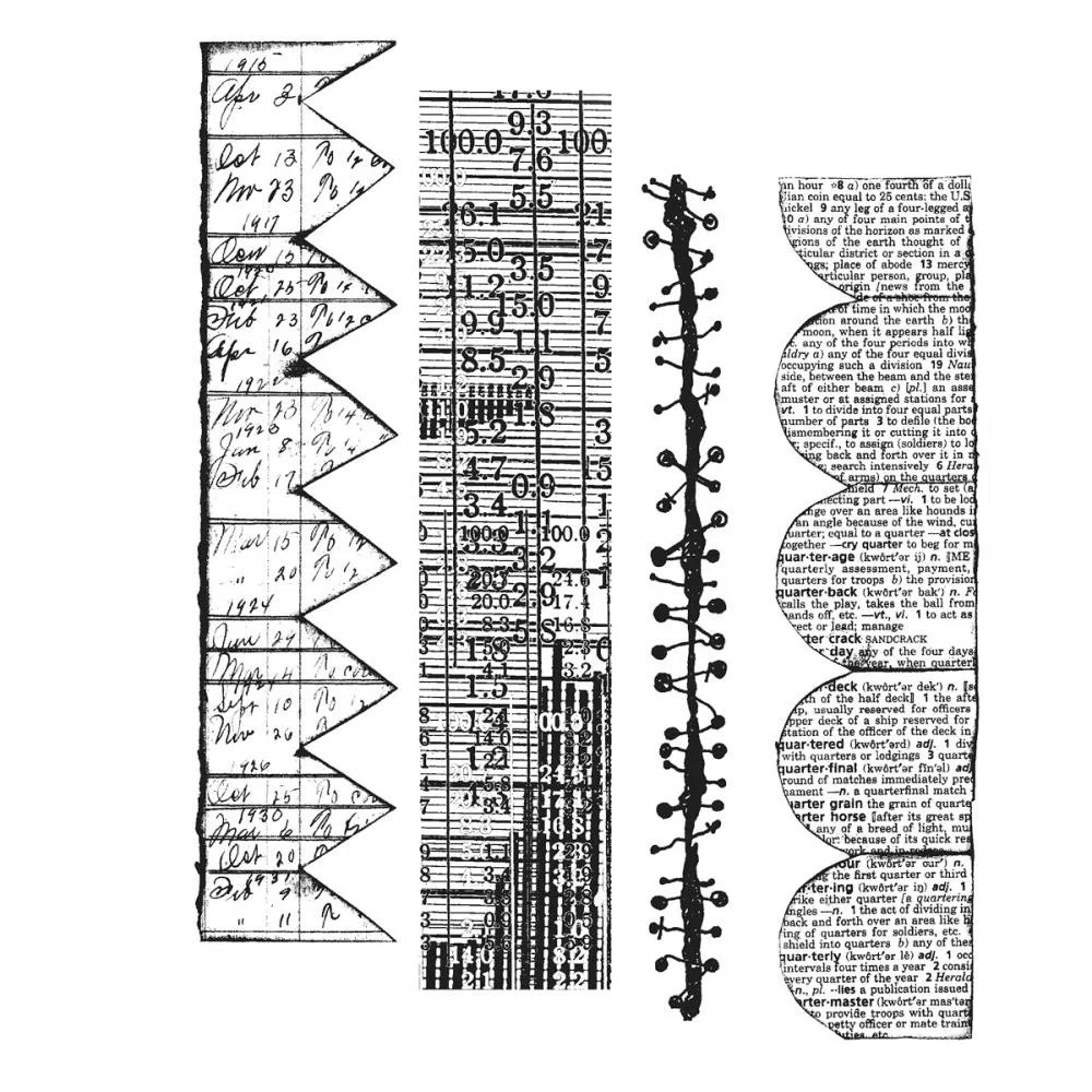 Tim Holtz Cling Stamps Classics 6