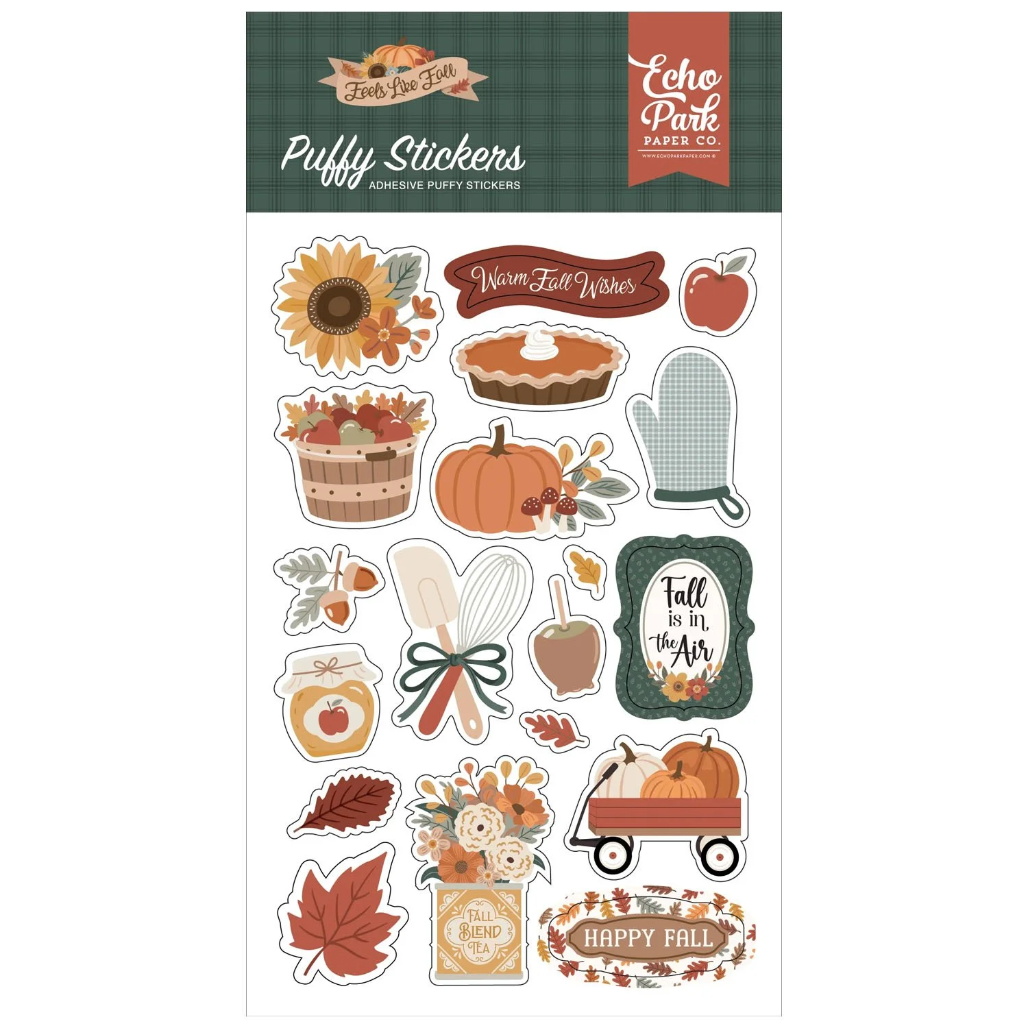 *Pre-Order* Echo Park Feels Like Fall Puffy Stickers