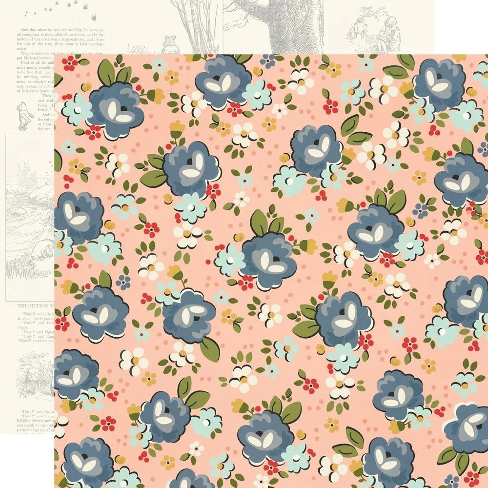 Simple Stories Say Cheese Classic Pooh 12" x 12" Paper Splendiferous!