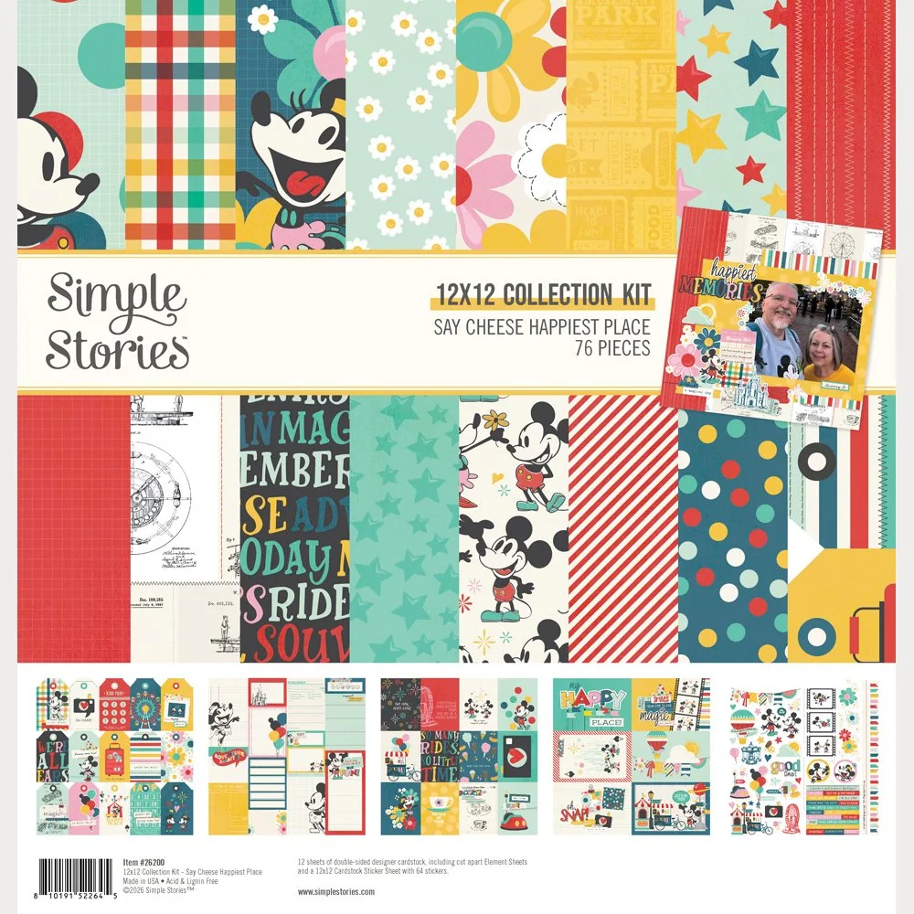 *Pre-Order* Simple Stories Say Cheese Happiest Place 12" x 12" Collection Kit