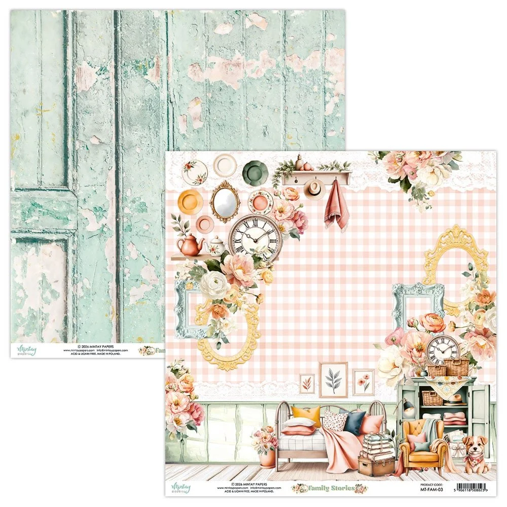 *Pre-Order* Mintay Family Stories 12" x 12" Paper Sheet 03