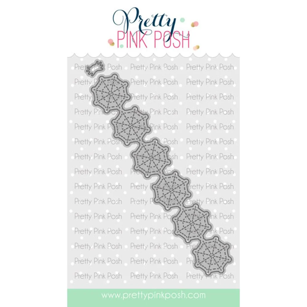 Pretty Pink Posh Spider Web Border Die