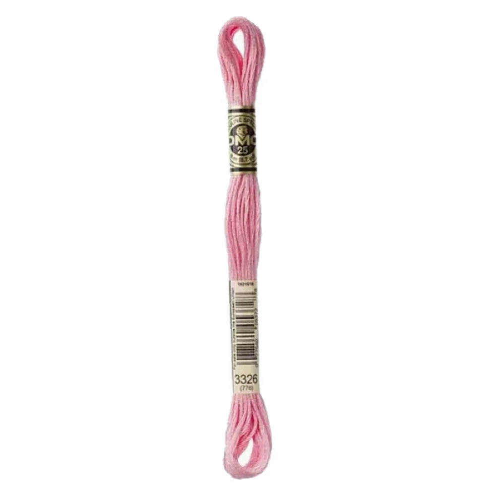 DMC 6-Strand Embroidery Cotton 8.7yd Light Rose 3326