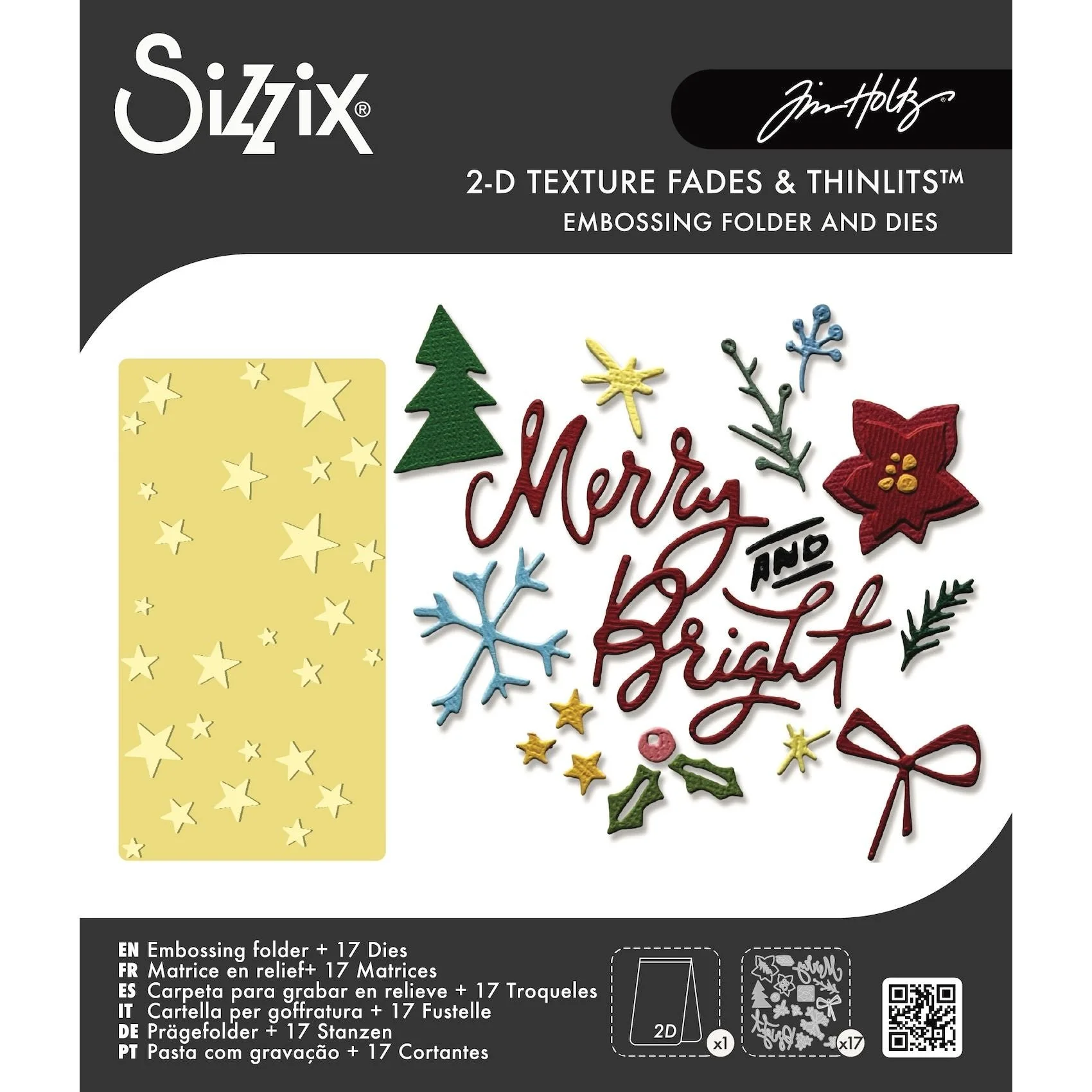 *Pre-Order* Tim Holtz Sizzix Vault Merry and Bright Sidekick Side-Order
