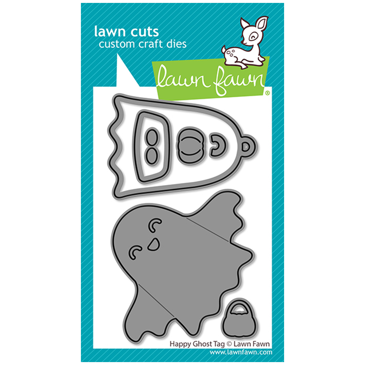 Lawn Fawn happy ghost tag