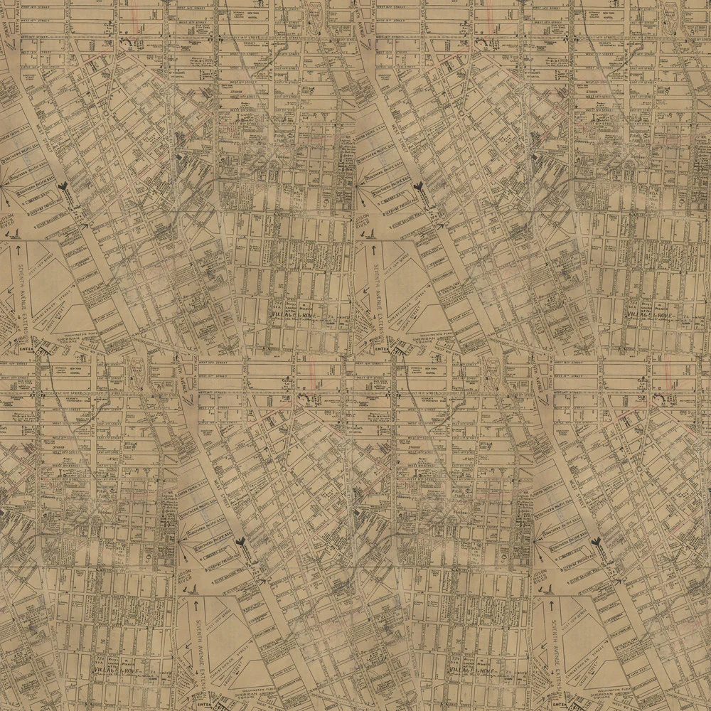 Tim Holtz Eclectic Elements Palette Canvas Neutral Map