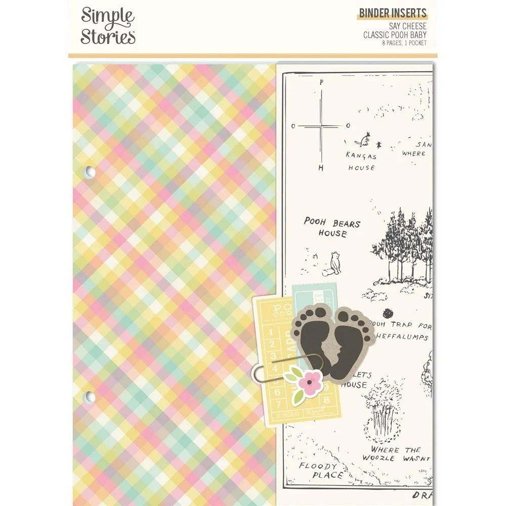 Simple Stories Pooh Baby 6" x 8" Binder Inserts