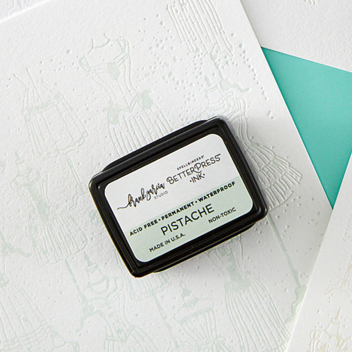 *Pre-Order* Spellbinders Buttons & Keepsakes by Frank Garcia® Pistache BetterPress Reinker