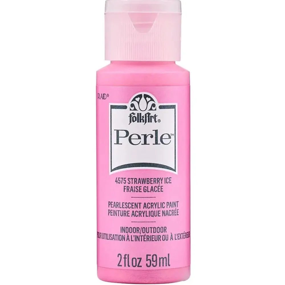 Folk Art Perle Acrylic Paint Strawberry Ice