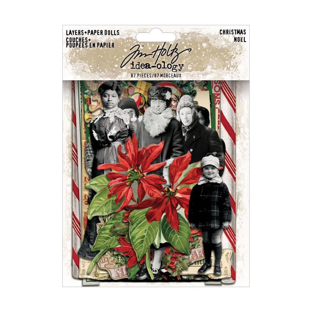 Tim Holtz Idea-Ology Christmas Layers + Paper Dolls
