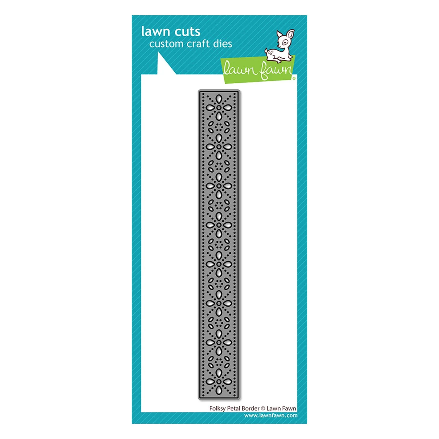 Lawn Fawn Lawn Cuts folksy petal border