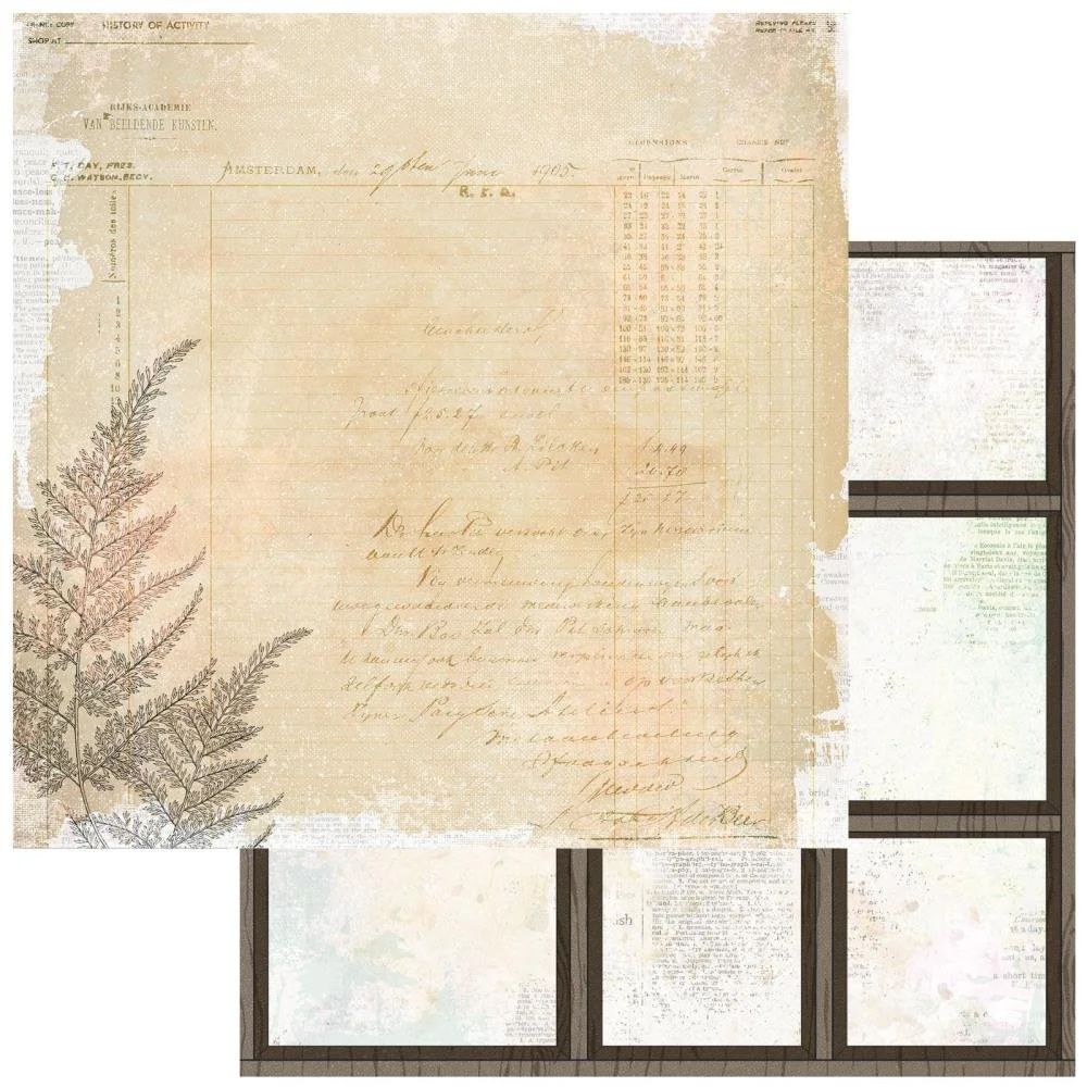 49 & Market Vicki Boutin Curiosities In Willow Grove 12" x 12" Paper Starters 4