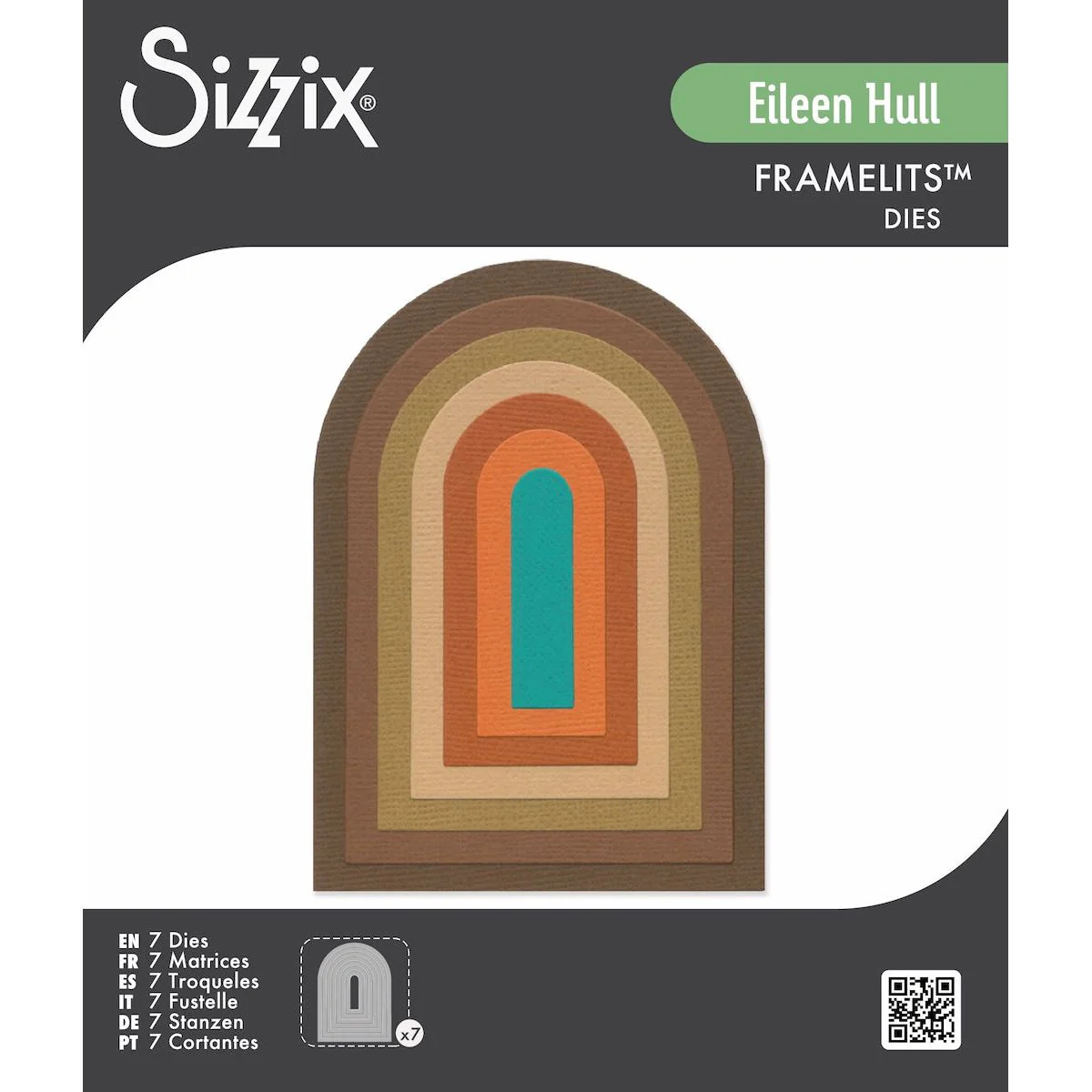 Sizzix Tunnel Arches Framelits Dies by Eileen Hull