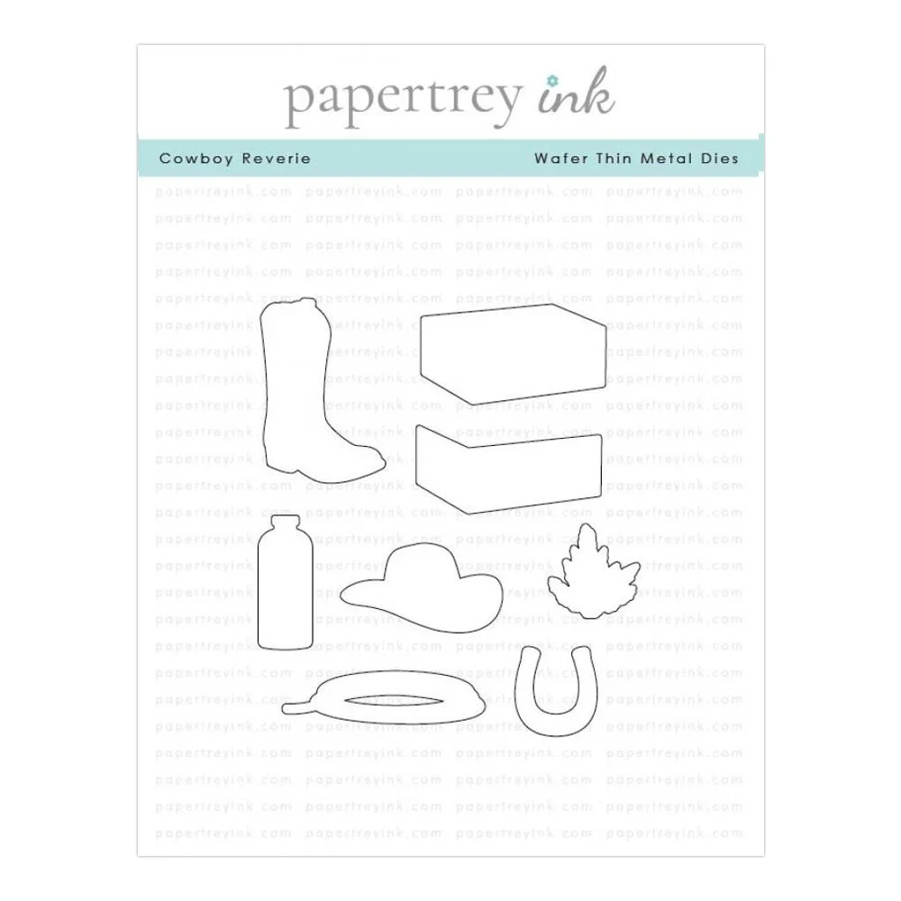 Papertrey Ink Cowboy Reverie Die