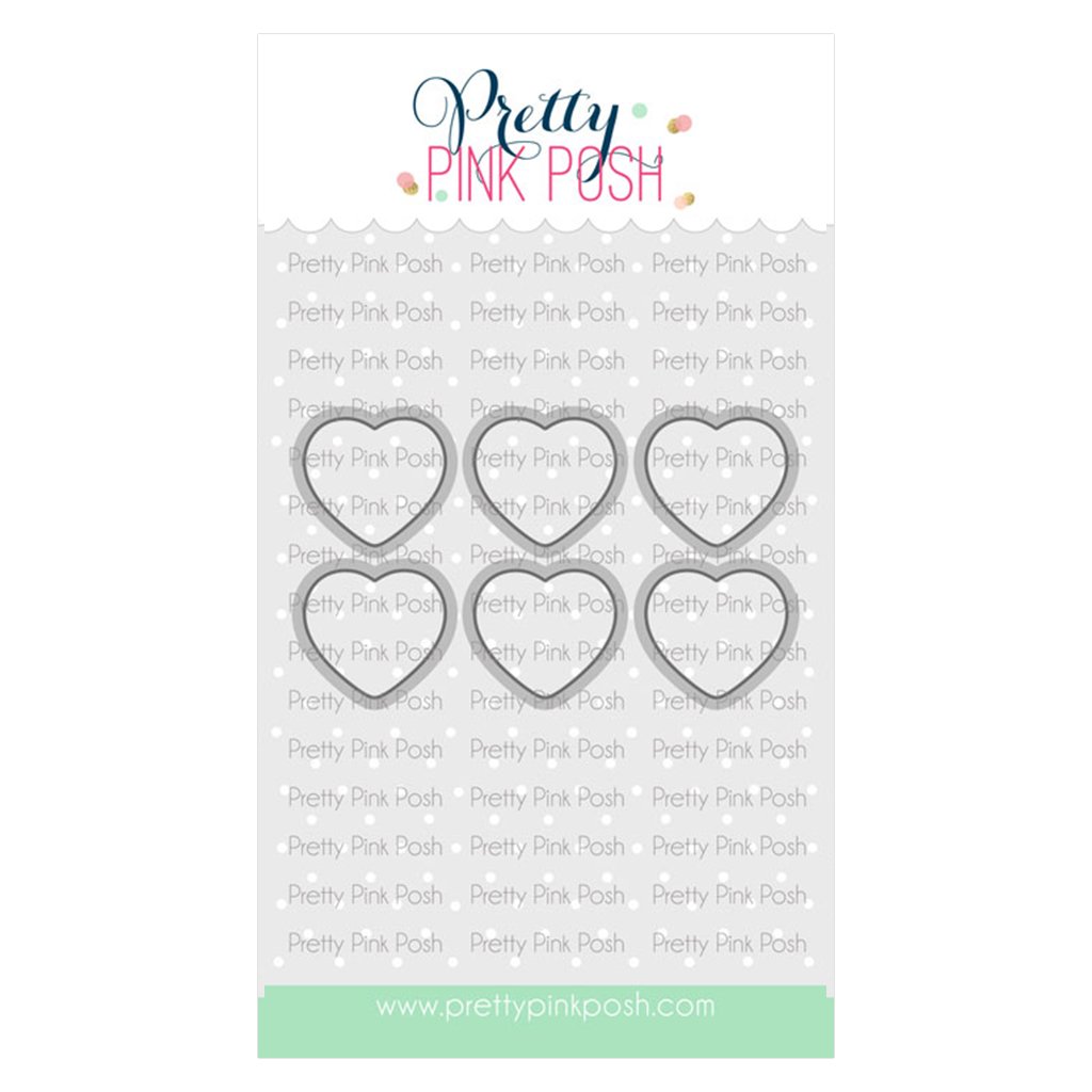 Pretty Pink Posh Halloween Candy Hearts Coordinating Die Set