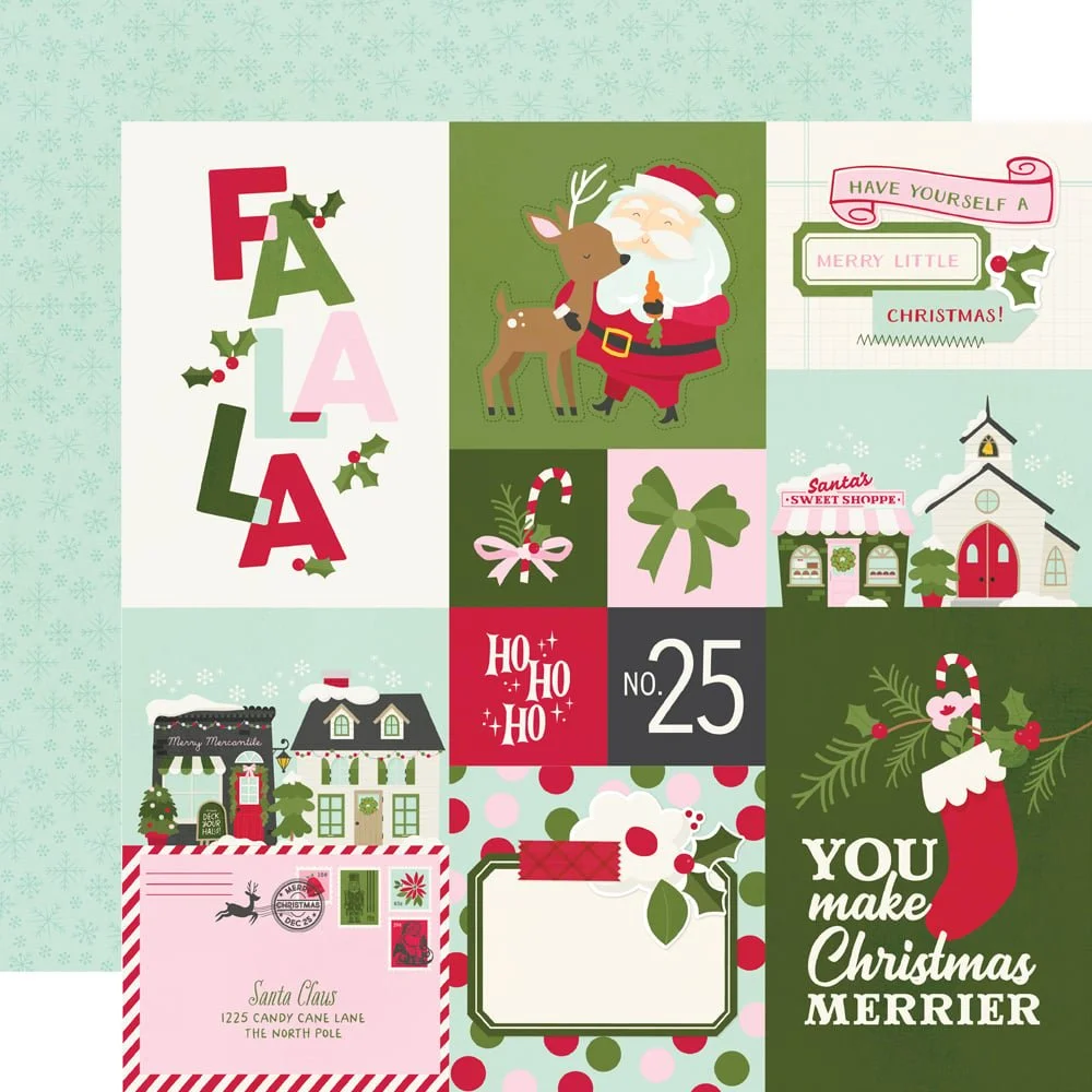 *Pre-Order* Simple Stories Kringle & Co. 12" x 12" Paper Combo Elements