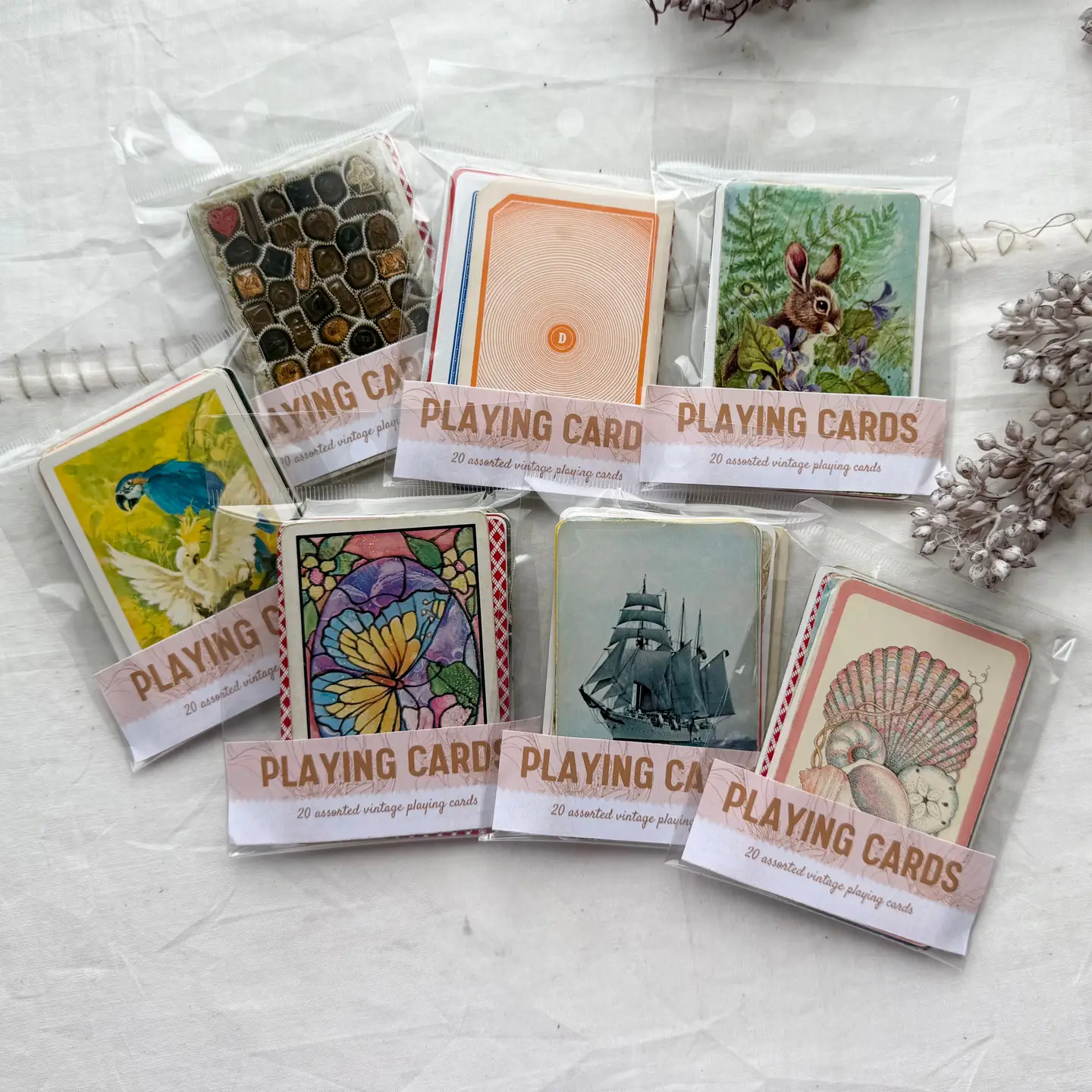 Vintage Playing Card Pack For Mixed Media Art