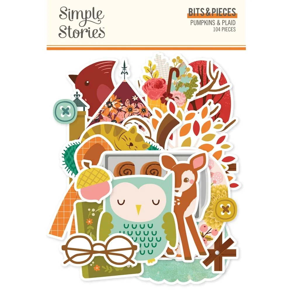 *Pre-Order* Simple Stories Pumpkins & Plaid Bits & Pieces