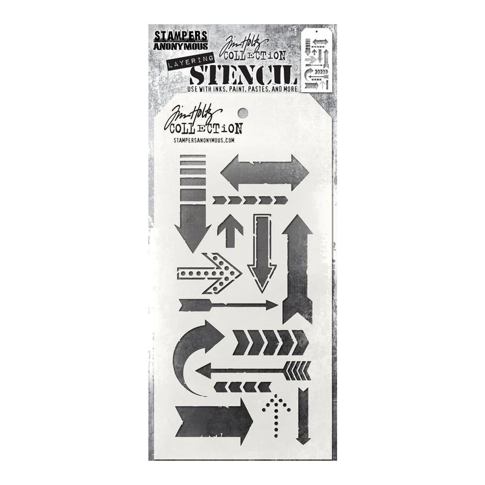 Tim Holtz Mini Layering Stencil Arrows