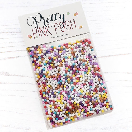 Pretty Pink Posh Gingerbread Lane Shaker Beads