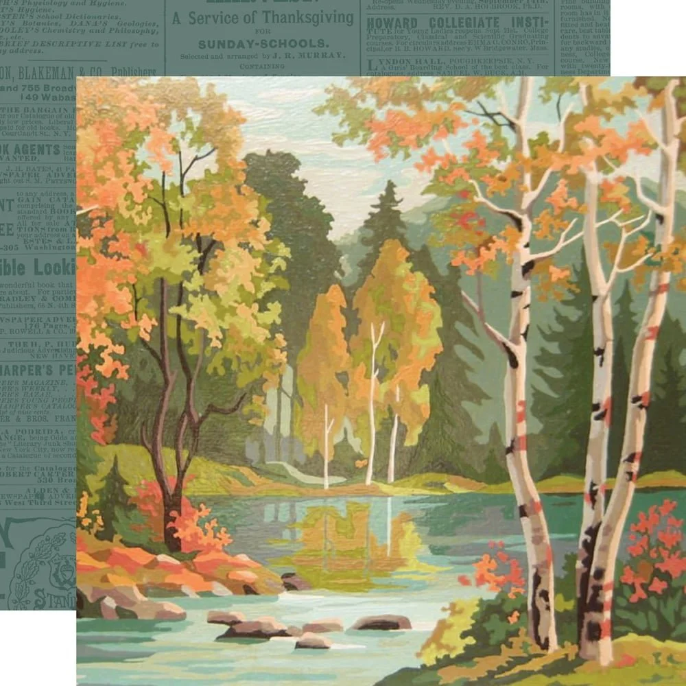 *Pre-Order* Simple Stories Pumpkins & Plaid 12" x 12" Paper Happy Fall