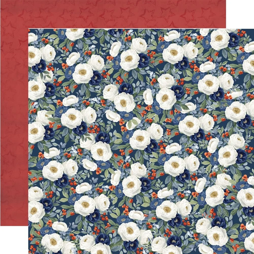 *Pre-Order* Simple Stories Simple Vintage Land Of The Free 12" x 12" Paper Home & Heart