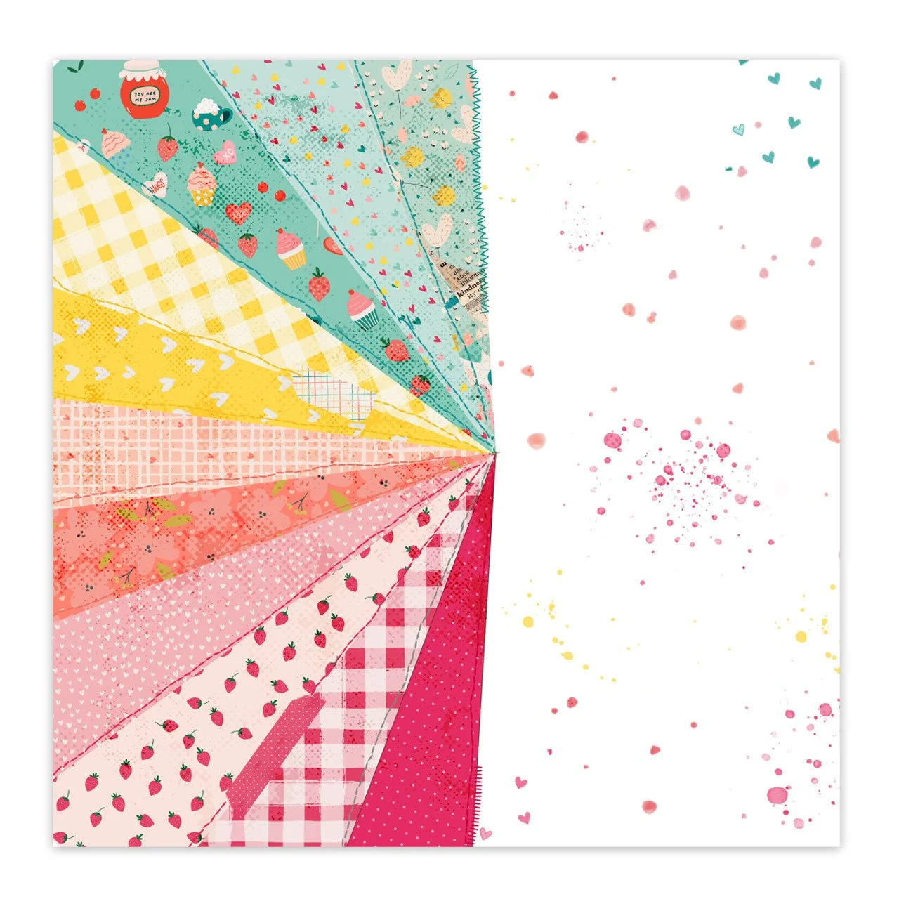 Pretty Little Studio Love Is Kind 12" x 12" Single Sided Paper Totally Sweet